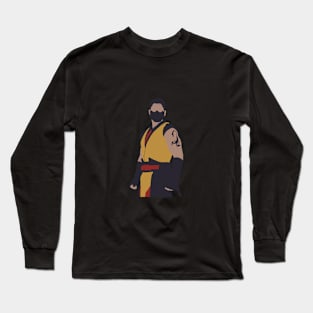 Scorpion flat from mortal kombat 1 Long Sleeve T-Shirt